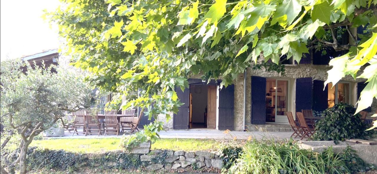 Mas Dans La Campagne Pour Loisirs Et Teletravail Vila Sarrians Exterior foto