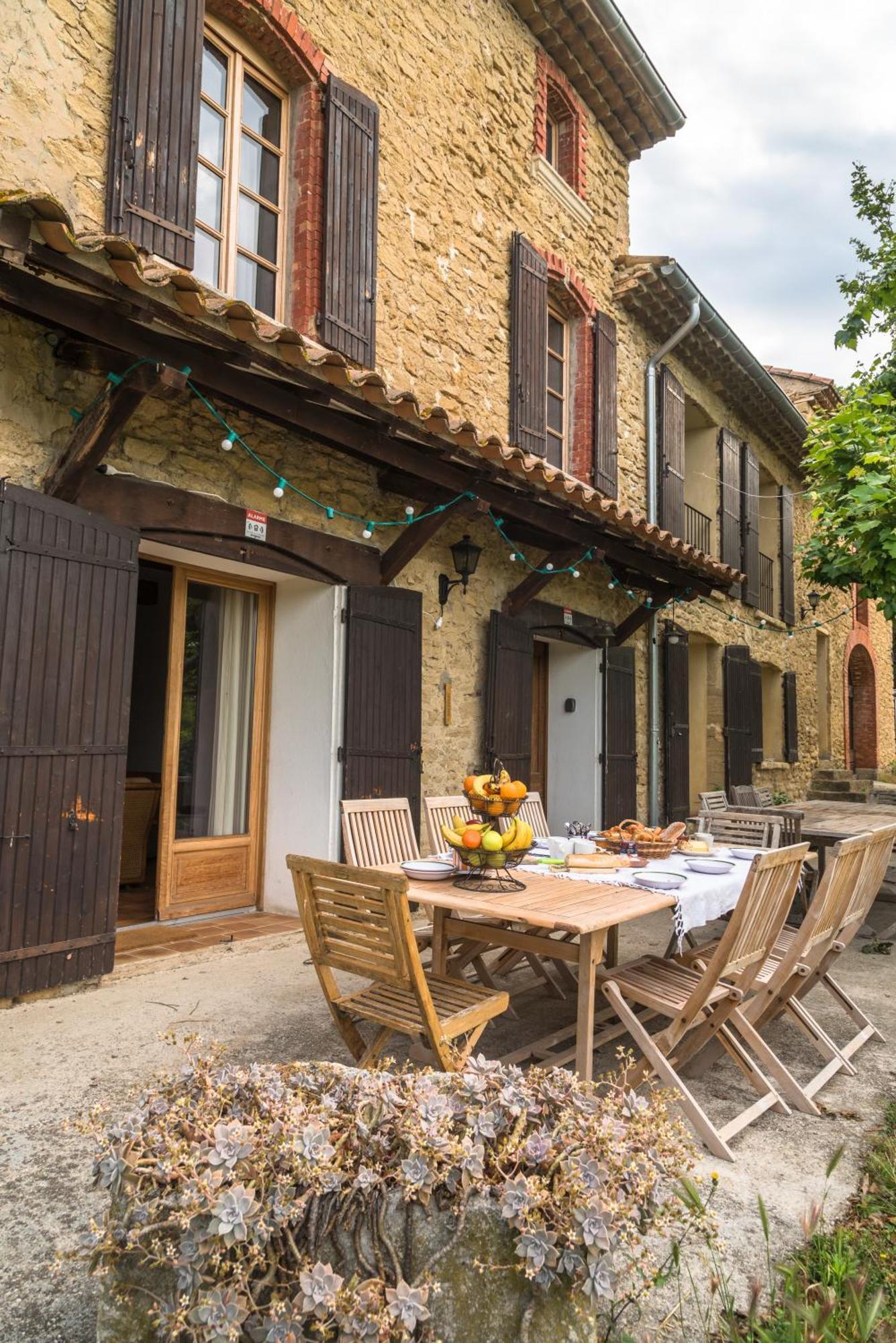 Mas Dans La Campagne Pour Loisirs Et Teletravail Vila Sarrians Exterior foto